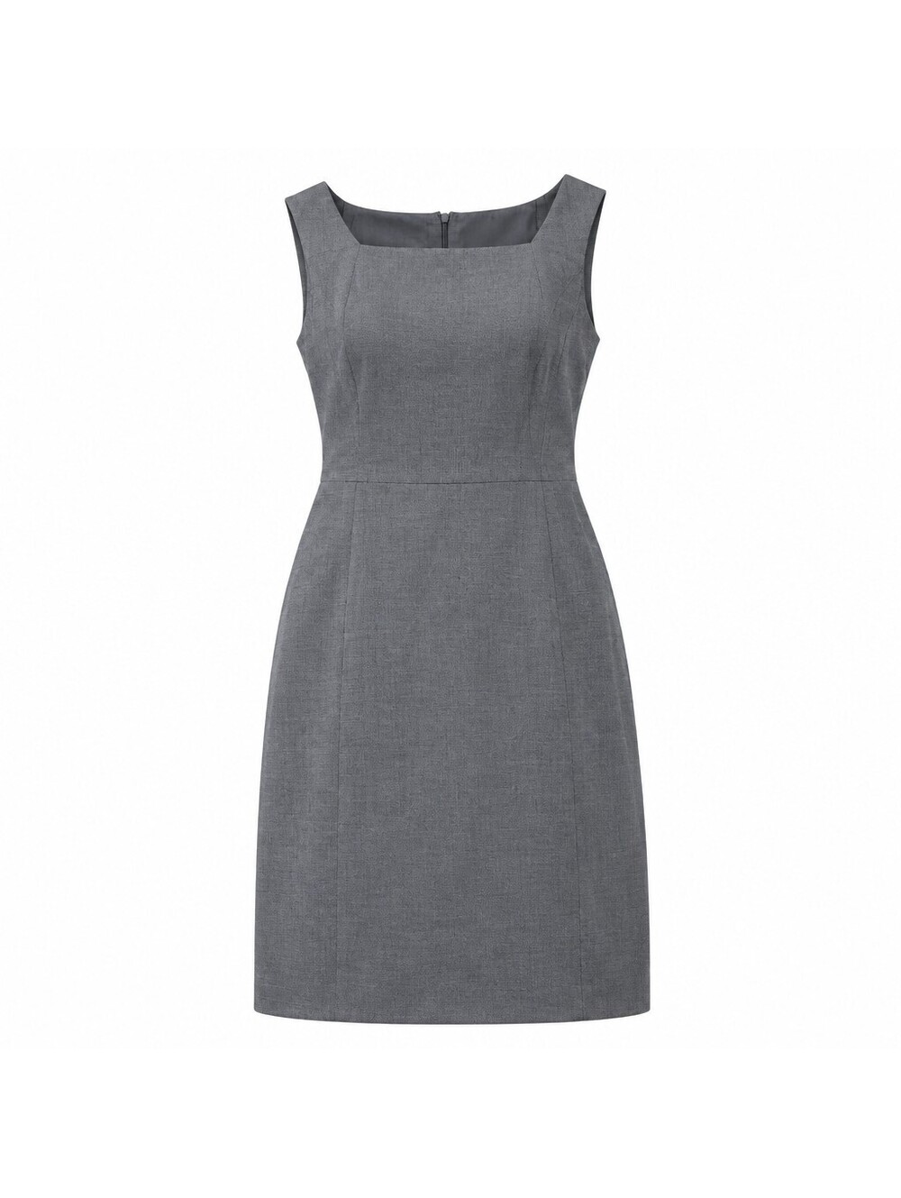 Banana Republic Gray Sleeveless Sheath Dress Size 8